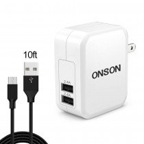 ONSON 4.8A 24W USB雙快充座
